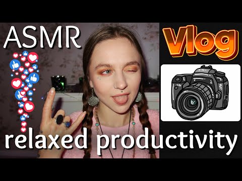 ♡ ASMR FOR FLOW and PRODUCTIVITY ♡ asmr conscious living {asmr vlog: a day in my life}