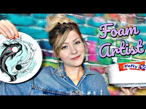 ASMR The Amazing Foam Artist (Art Session)