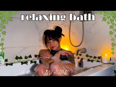 ASMR - Take a relaxing bath with me🥰🌿💧