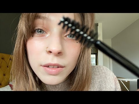 ASMR spoolie nibbling and gently fixing you (mouth sounds) ✨