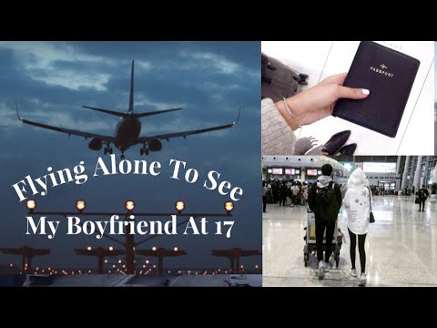 Flying Alone To See My Boyfriend At 17 | Week One