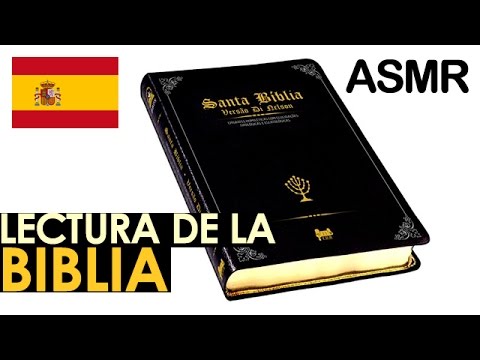 ASMR lectura de la Bíblia en Español