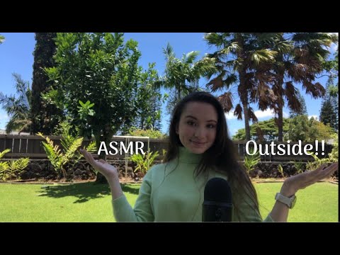 ASMR Outside (Ambience, Tapping, Mouth Sounds)