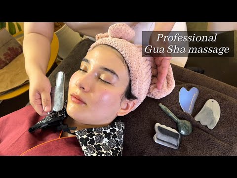 I tried Gua Sha massage by 11 years of EXPERIENCED ESTHETICIAN in Fukuoka, Japan (soft spoken)
