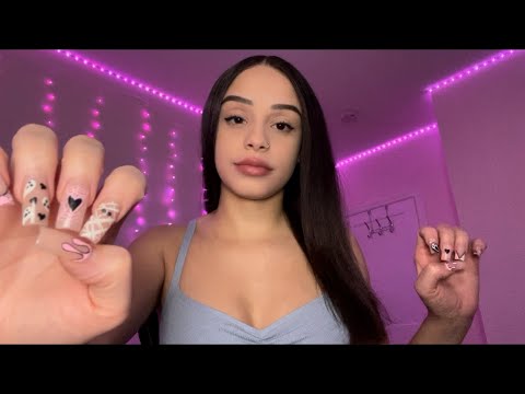 ASMR EN ESPAÑOL | Tapping & Scratching w/ Nail Sounds, Mouth Sounds, Hand Sounds (Spanish Whispers)✨