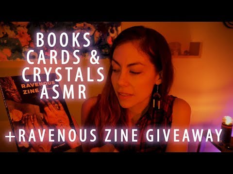 Books, Cards, and Crystals Soft Spoken Sleepy ASMR, Giveaway
