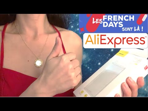 ASMR * Unboxing Aliexpress * Les French days
