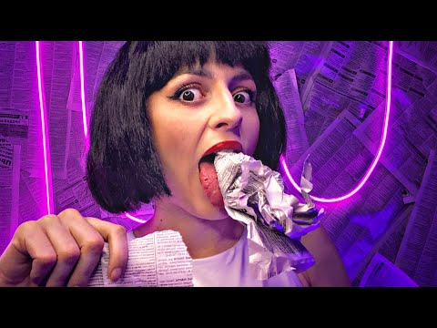 ASMR 🤪 Crazy 6 min of satisfying your ears, tearing paper, paper sound, ASMR Lick 🤤