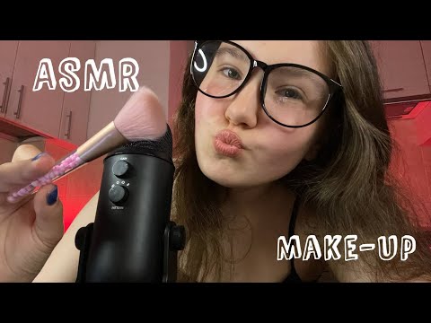 ASMR Doing Your Makeup 💄 ( Fast & Aggressive, Mouth Sounds 👄 Personal Attention )