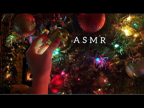 ASMR MY CHRISTMAS TREE🎄(Ornament Tapping,Scratching,Whispers)