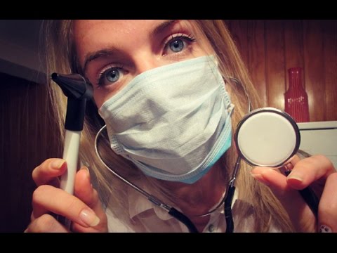 ASMR l Doctor/Hôpital Roleplay - Examen des yeux, oreilles / Close-up whisper