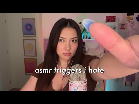 ASMR triggers i hate