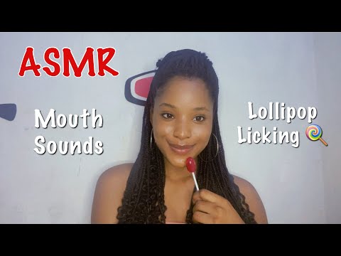 ASMR Mouth Sounds | Lollipop licking
