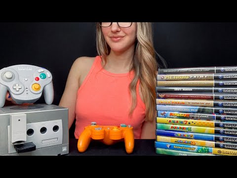 ASMR Video Game Store Roleplay - Cleaning Games ✨ Soft Spoken, GameCube