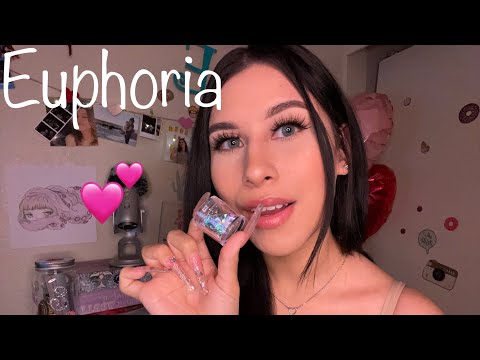 Euphoria Makeup For My Friend ASMR  🔮 Chaotic , Glitter ✨ Personal Attention