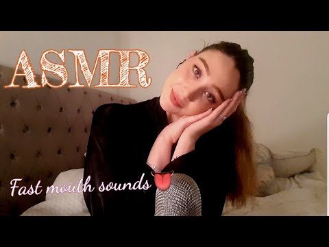ASMR ~ Fall alseep FAST + fast tingly mouth sounds 👅 + tapping & more...