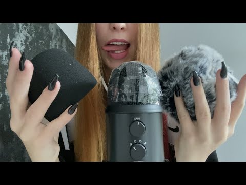 ASMR | MIC TRIGGERS with DIFFERENT COVERS and TAPE💫