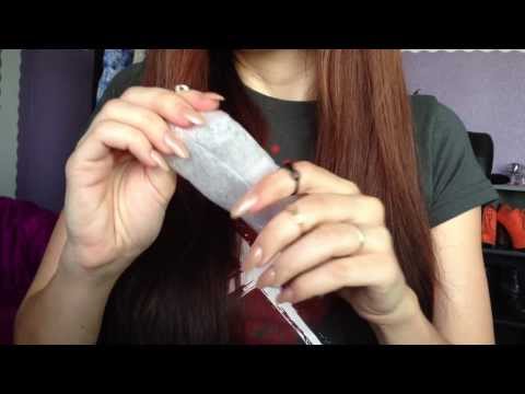 ASMR ebay unboxing (crinkly bags, beads and soft nail tapping)