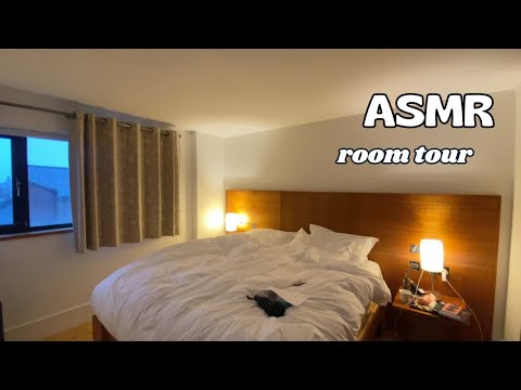ASMR Lofi Hotel Room Tour During a Storm 🌧