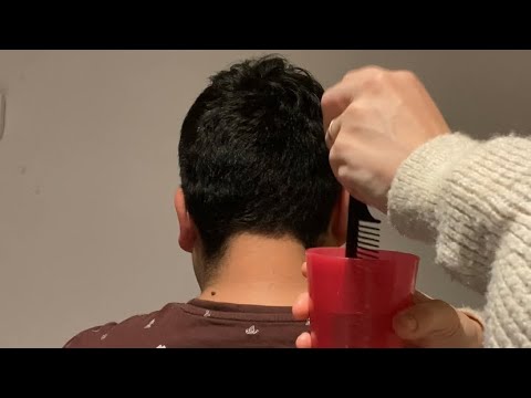 ASMR⚡️Styling your hair (real person)