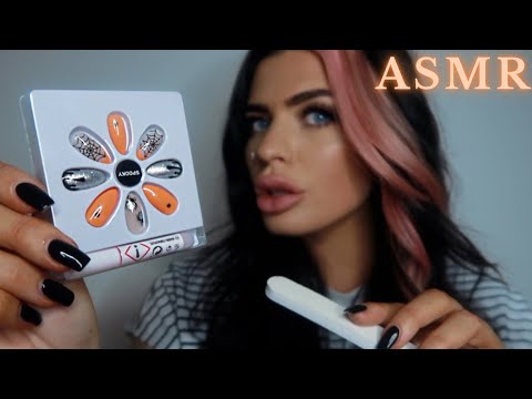 ASMR - Doing Your Nails For Halloween 🎃🕷 (personal attention roleplay)