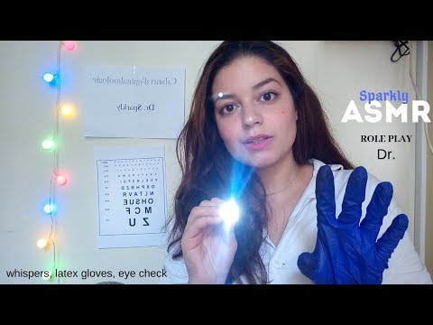 ASMR FRANÇAIS: ROLEPLAY OPHTALMOLOGUE 👓 (latex gloves, whispers, visuels, eyes checking)