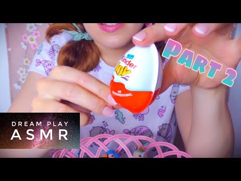 ★ASMR★ Part 2 Surprise Bags & Surprise Eggs Opening, Crinkly sounds | Dream Play ASMR