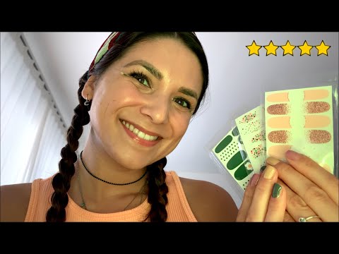 ASMR Most Relaxing Nail Studio - Get Your Nail Wraps in Bed + How to Use Nail Wraps