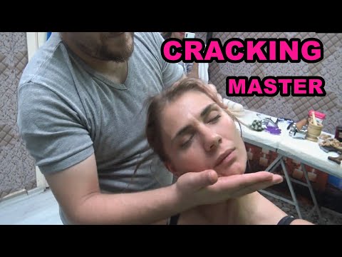 ASMR TURKISH BARBER + CRACKING MASTER + ASMR neck, back, ear, finger, elbow, arm cracking therapy