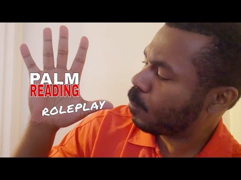 ASMR Palm Reading Roleplay | ASMR Palm Rubbing with Soft Spoken Words & Hand Sounds