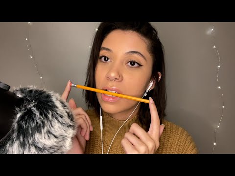 ASMR Toothy Pencil Nibbles Mouth Sounds & Teeth Sounds