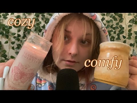 ASMR comfy cozy soft relaxing triggers! slow and calming 🗣🧠