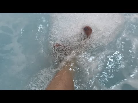 AsMr In a hot tub
