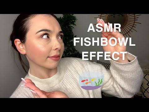 ASMR FISHBOWL EFFECT | INAUDIBLE WHISPERING + MOUTH SOUNDS