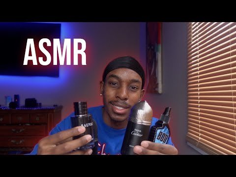 [ASMR] whispers and Making sounds with my favorite cologne fragrances