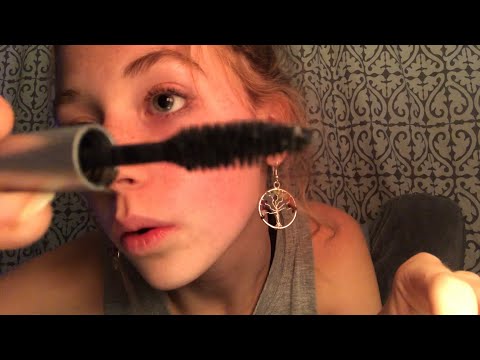 ASMR~ doing your makeup | fast tapping