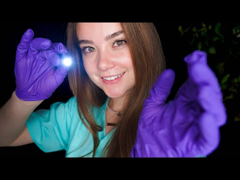 ASMR NURSE Skin EXAMINATION Roleplay! Gloves, Whispers