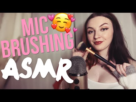 sleep in 20 minutes to soothing mic brushing and soft whispers - ASMR