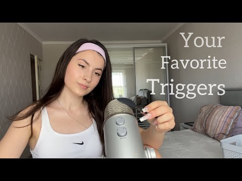 Asmr YOUR Favorite TRIGGERS ( Not AGGRESIVE & FAST ) Asmr for sleep and relax 💤