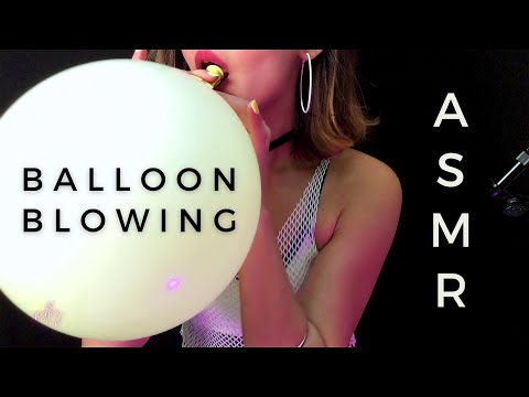ASMR | Balloon Blowing, Deflating & Playing (No Talking)