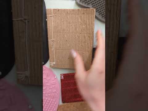 Paper sounds & bumpy cardboard 📔 [LOFI ASMR] From my Trigger Trail video (link in description)