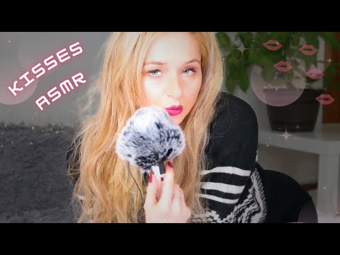 [ASMR] 💋Sweet Kisses and Fabric Scratching For a good night sleep 🌛- No Talking (FLUFFY MIC)
