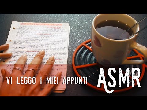 ASMR ita - 📝 I MIEI APPUNTI UNIVERSITARI · Storia del Cinema (Intense Whispering, Reading)
