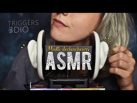 ASMR Français  ~ 3DIO Multi déclencheurs / Triggers & Whispering