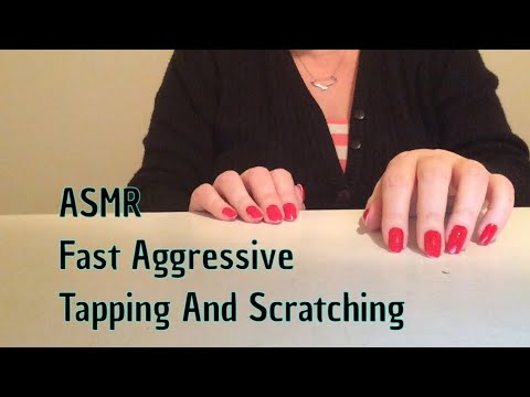 ASMR Fast Aggressive Tapping And Scratching (No Talking After Intro)