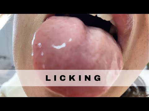 ASMR Licking you…r lens 😆 | relaxing and gentle mouth sounds (no talking)