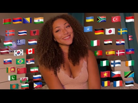 ASMR | Whispering 'I Love You' in 55 DIFFERENT Languages! 🌍♥️