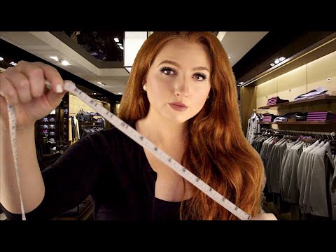 ASMR Measuring You / Suit Fitting Roleplay (Writing & Fabric Sounds)
