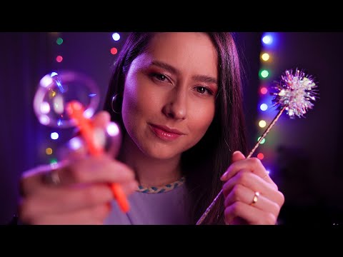 Up-close visual ASMR to make your eyes SUPER heavy 😴 Blink Slowly game + mouth sounds