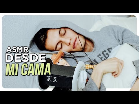 ASMR - Hago ASMR desde MI CAMA | Te ayudaré a Dormir - ASMR Español - Mol